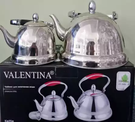 Valentina набор чайников VT-1009 3 л, нержавеющая сталь